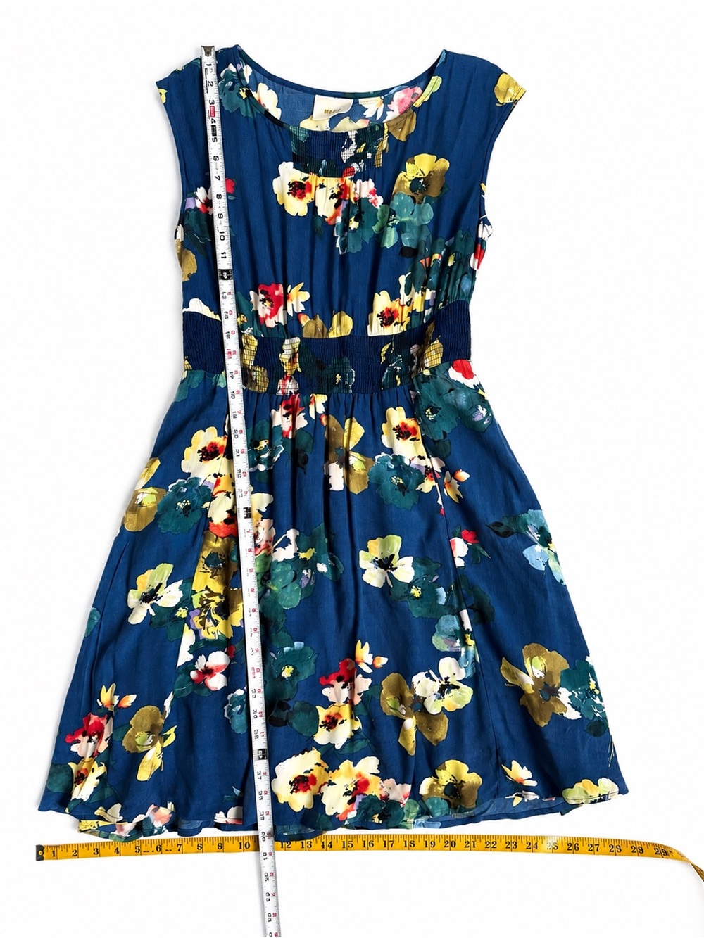 Maeve Anthropologie Floral Fit & Flare Dress Cottagecore Wedding Guest size S - Picture 4 of 7